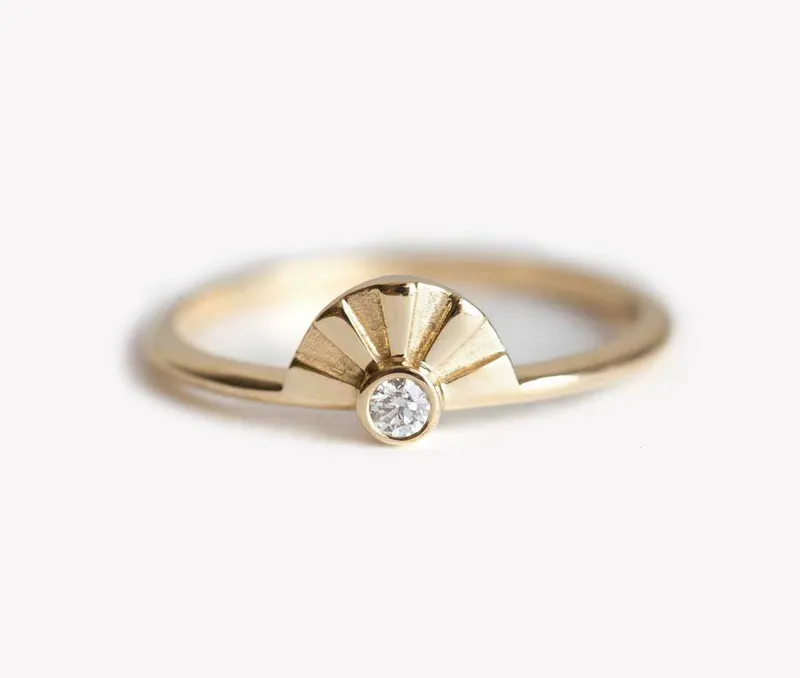 SUN RUBY RING, SUN RING view 3