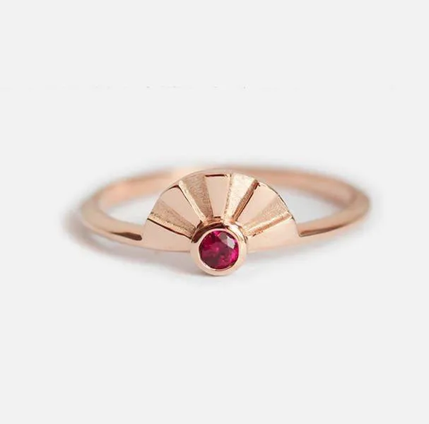 SUN RUBY RING, SUN RING view 6