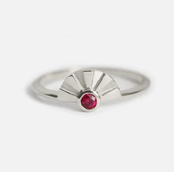 SUN RUBY RING, SUN RING view 7