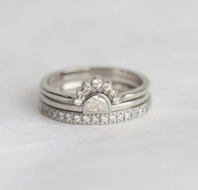 Sunset Diamond Ring Set vy 7