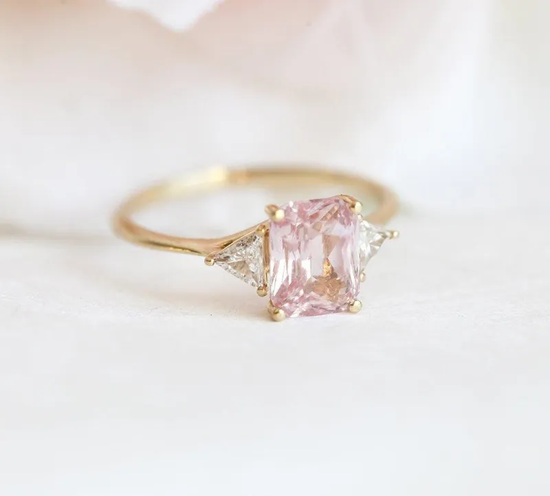 THERESA SAPPHIRE DIAMOND RING view 2