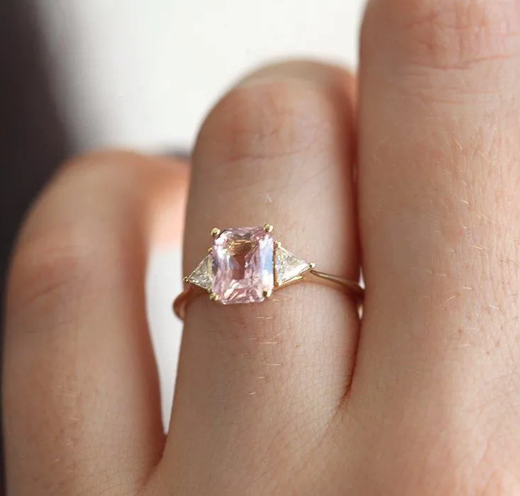 THERESA SAPPHIRE DIAMOND RING view 3