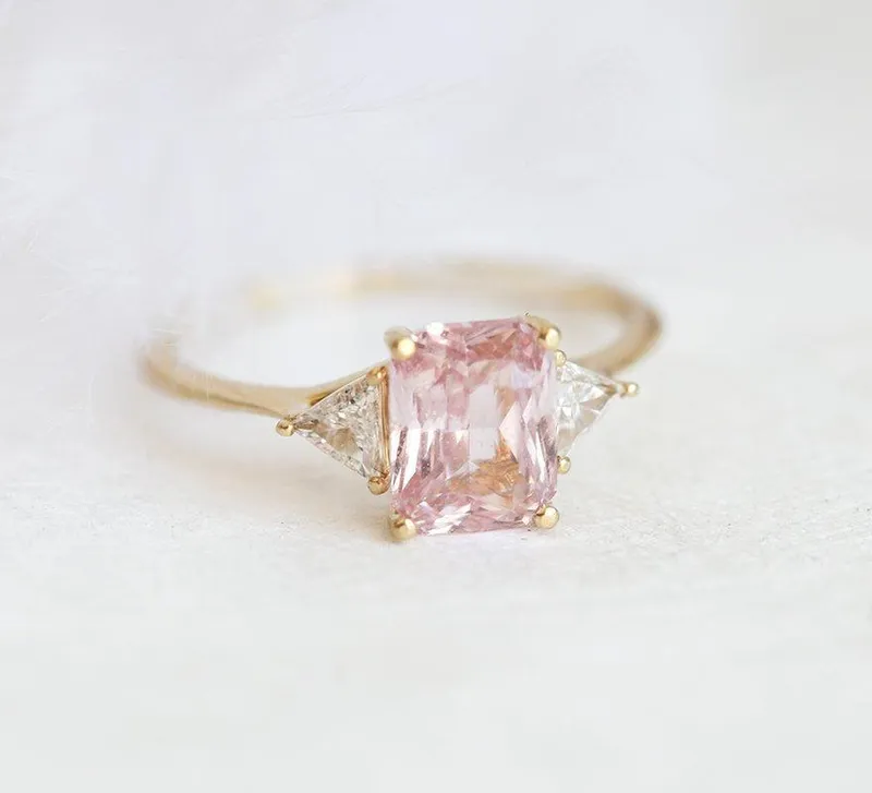 THERESA SAPPHIRE DIAMOND RING view 4