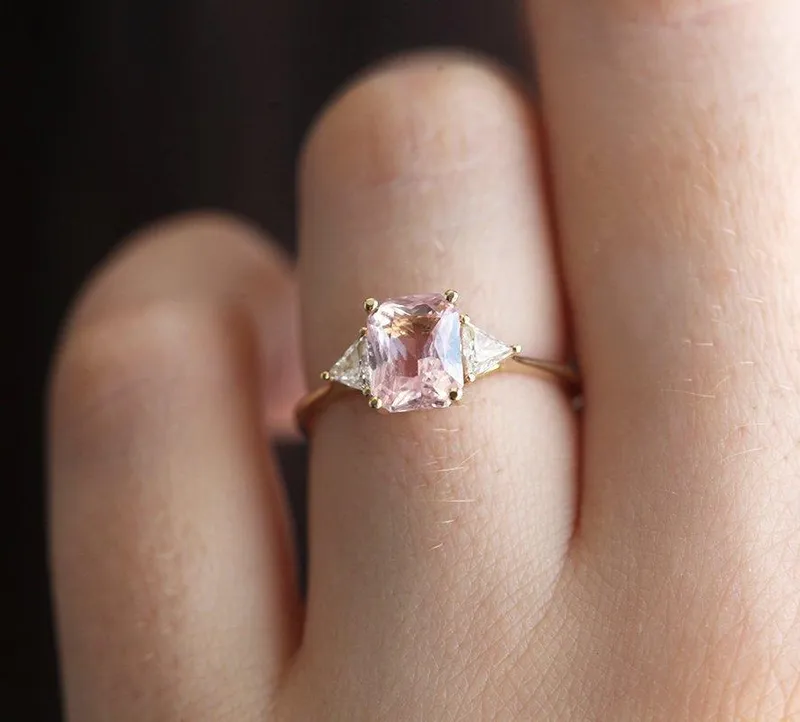 THERESA SAPPHIRE DIAMOND RING view 5