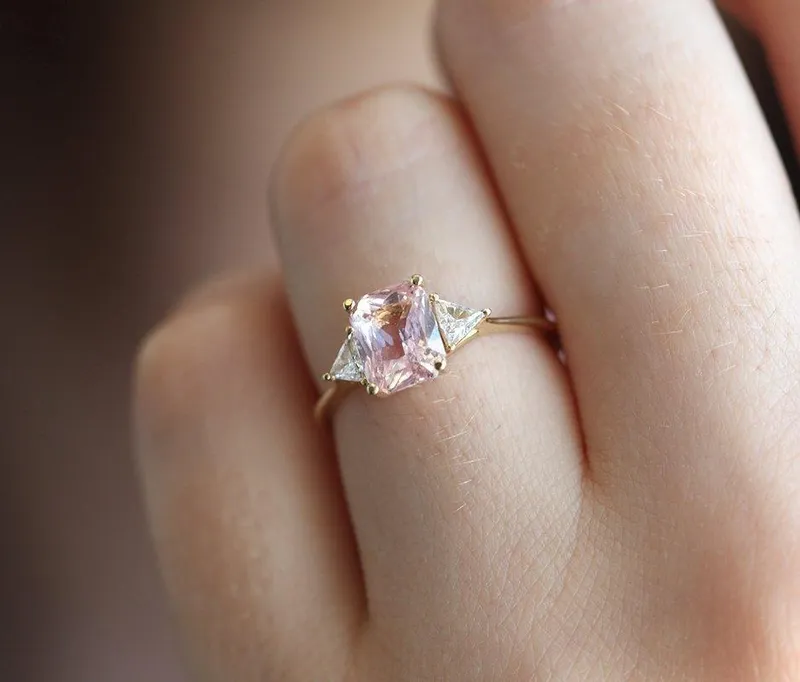 THERESA SAPPHIRE DIAMOND RING view 9