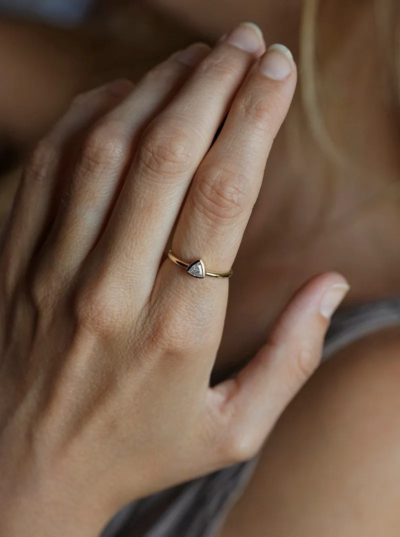 Trillion Diamond Ring, Diamond Engagement Ring diamond engagement ring