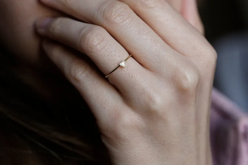 Trillion Diamond Ring, Diamond Engagement Ring diamond engagement ring