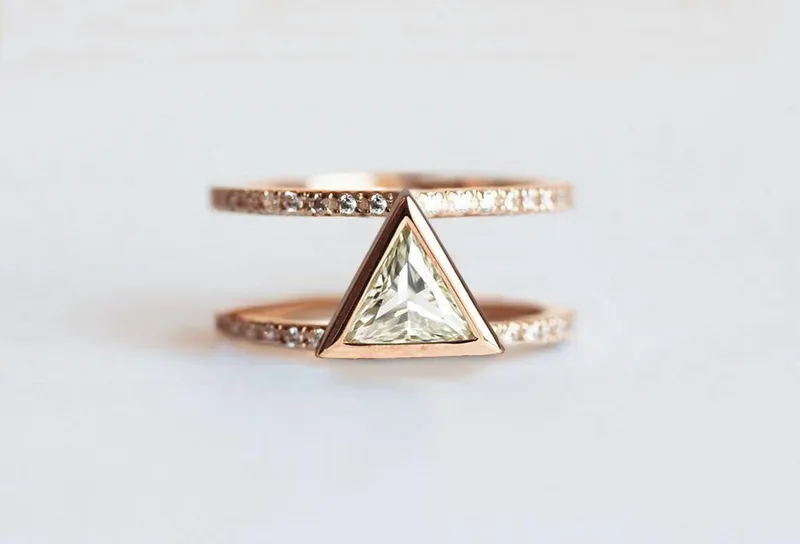 TRILLION RING, DIAMOND ENGAGEMENT RING vy 2