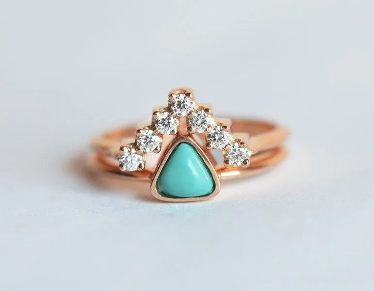 Turquoise Ring, Engagement Ring view 7