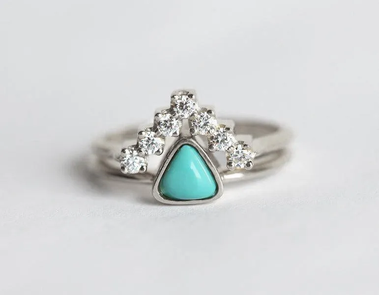 Turquoise Ring, Engagement Ring view 8