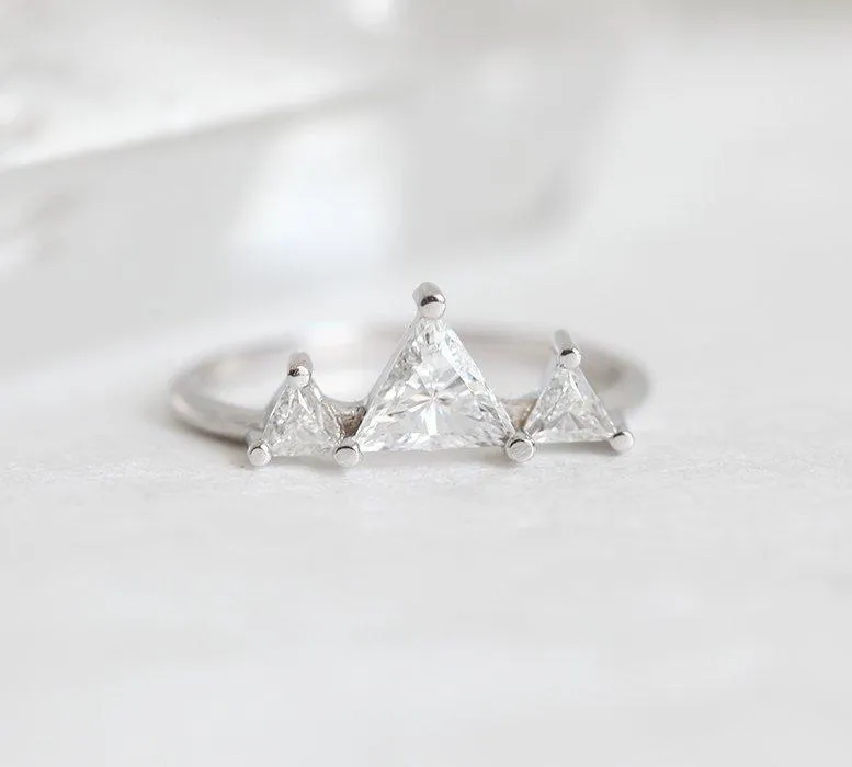 Unique Woman Ring, Unique Engagement Ring vy 2