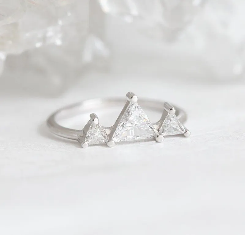 Unique Woman Ring, Unique Engagement Ring vy 3
