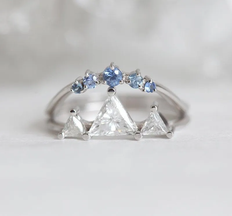 Unique Woman Ring, Unique Engagement Ring vy 4