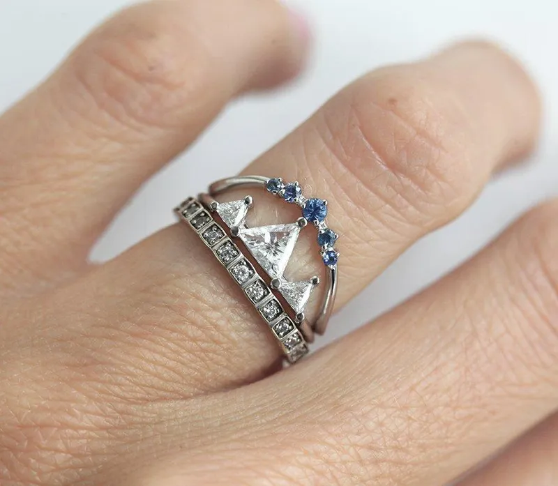Unique Woman Ring, Unique Engagement Ring vy 8