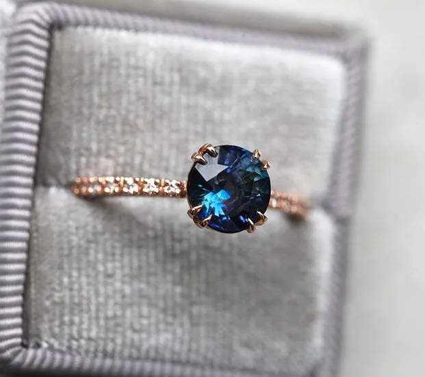 Vida Blue Sapphire Ring vy 4