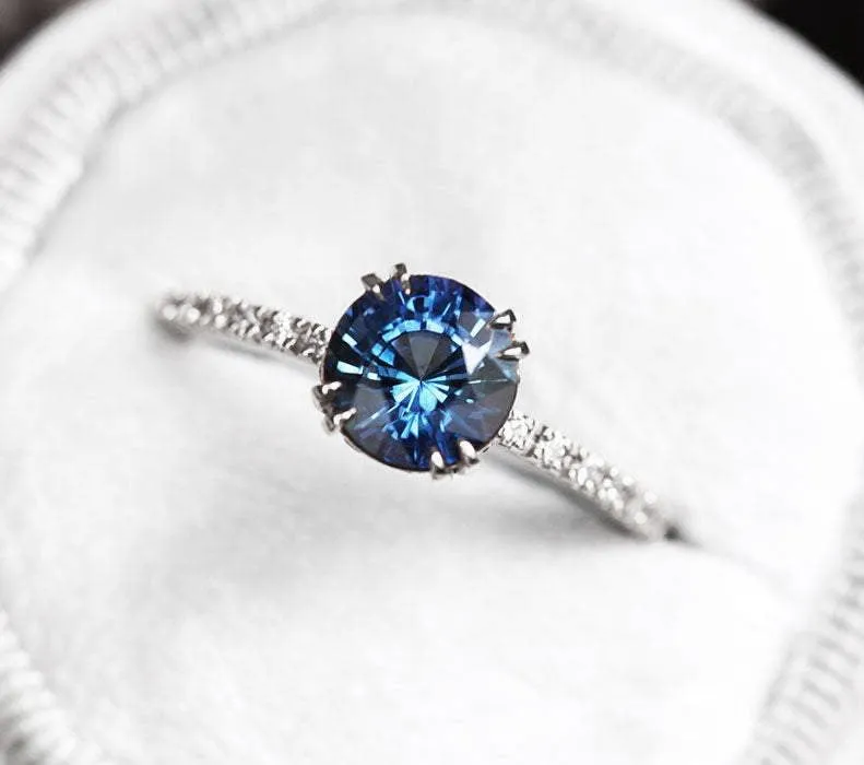 Vida Blue Sapphire Ring vy 11