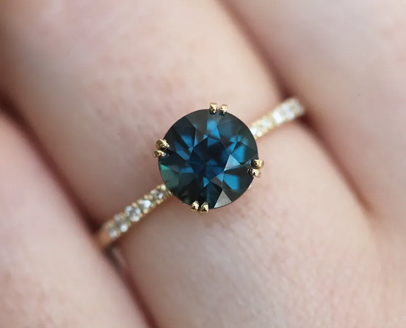 Vida Blue Sapphire Ring vy 6