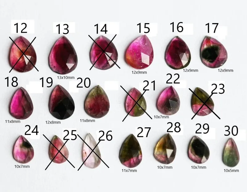 Watermelon Tourmaline Solitaire Ring vy 7