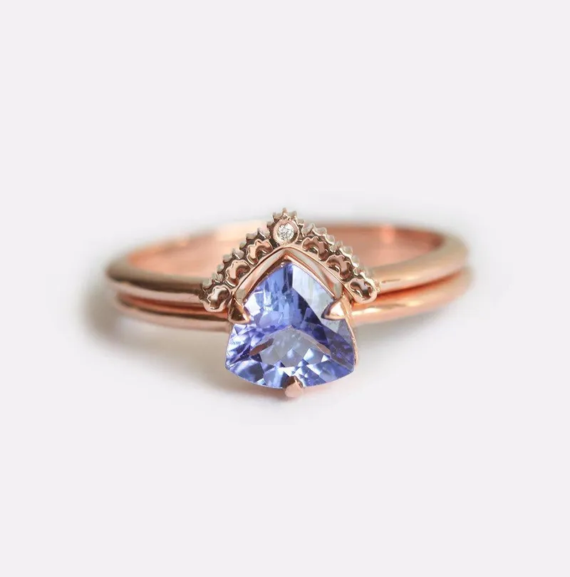 Wedding Ring, 14K Gold Ring view 6