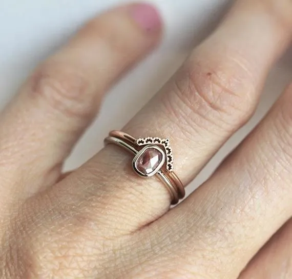 Wedding Ring, 14K Gold Ring view 7