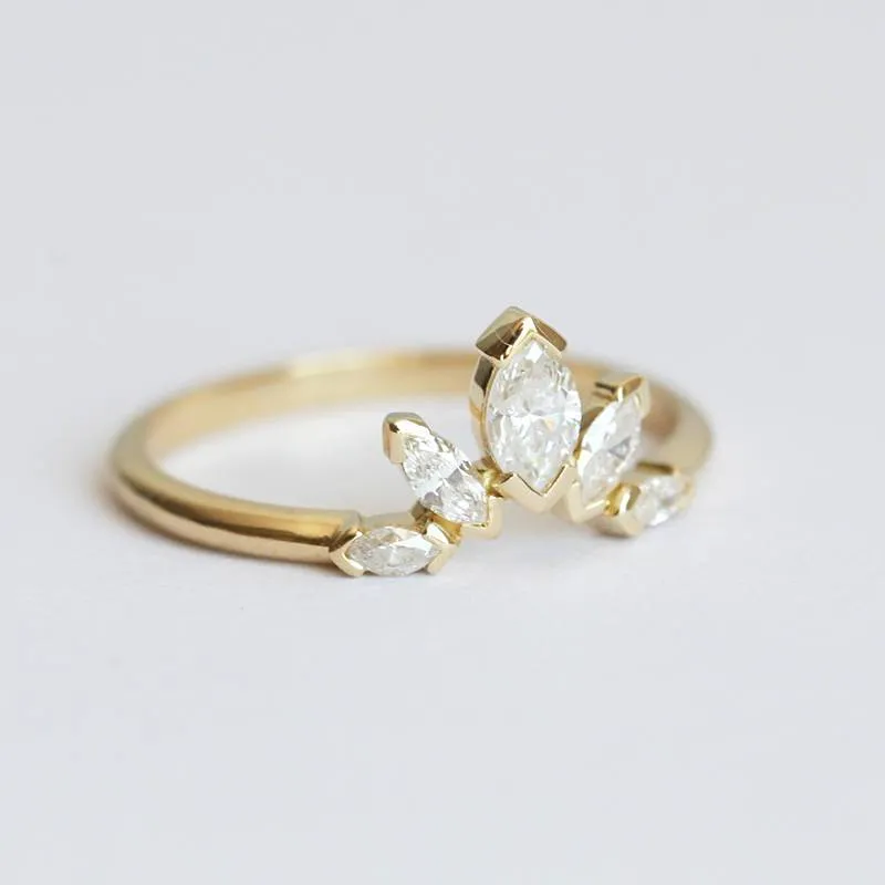 Wedding Ring Set, Diamond Wedding Set view 6