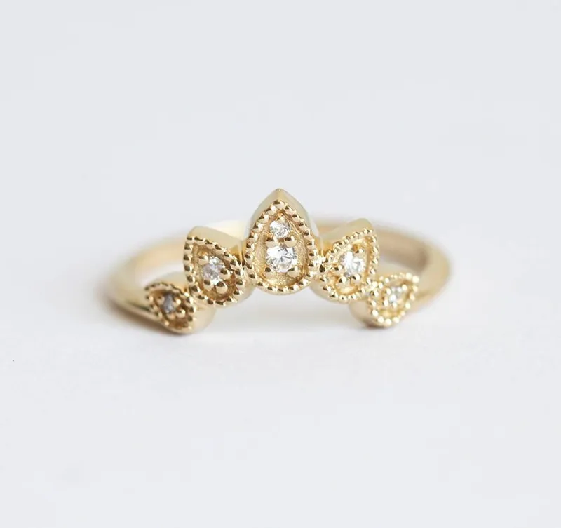 Women'S Wedding Ring, Diamond Band view 4