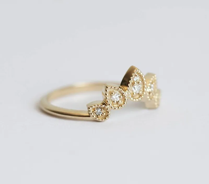 Women'S Wedding Ring, Diamond Band view 8