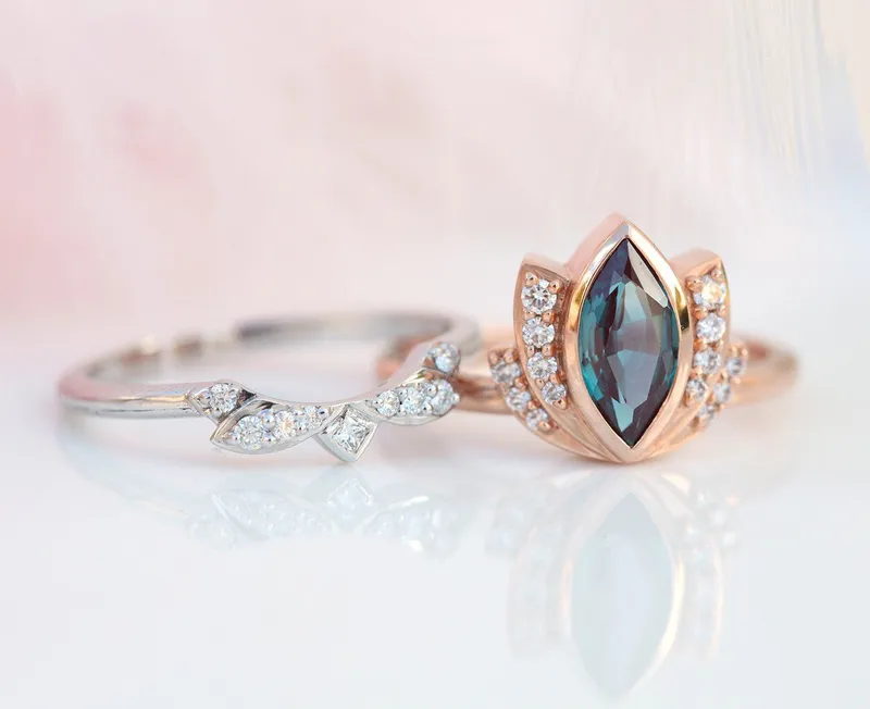 Zen Lotus Ring Set view 10
