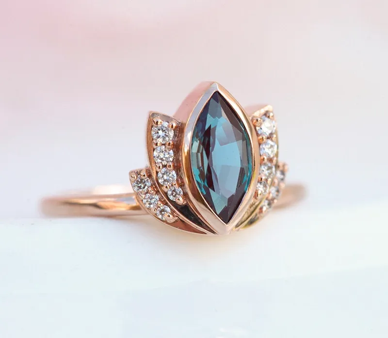 Zen Lotus Ring Set view 11