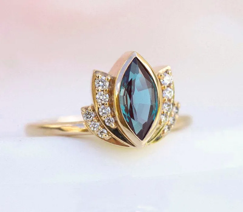 Zen Lotus Ring Set view 12