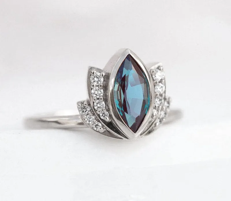 Zen Lotus Ring Set view 13
