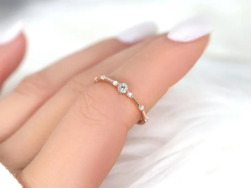 0.20ct Cosmo 14kt Gold Diamond Cluster Ring vy 2