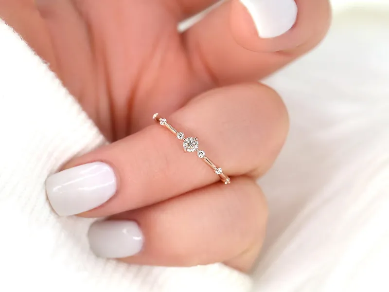 0.20ct Cosmo 14kt Gold Diamond Cluster Ring vy 3