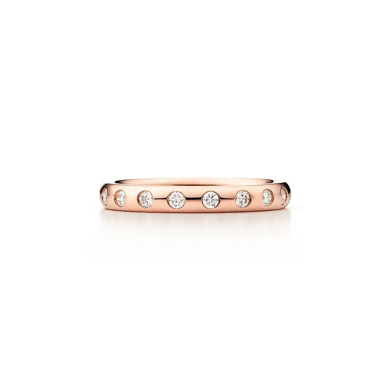 Elsa Peretti® Stacking Band Ring round cut engagement ring