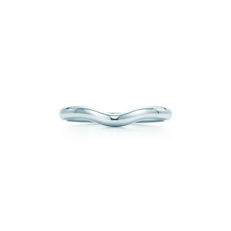 Elsa Peretti® wedding band ring engagement ring in platinum