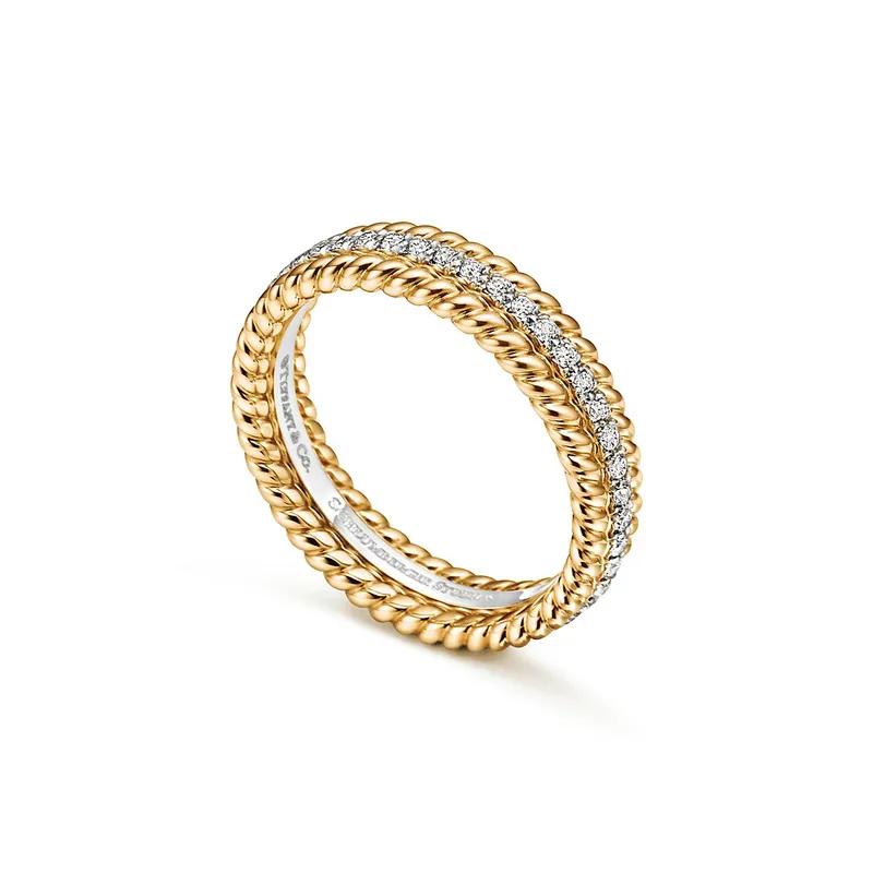 Jean Schlumberger by Tiffany Rope Two-row Ring view 4