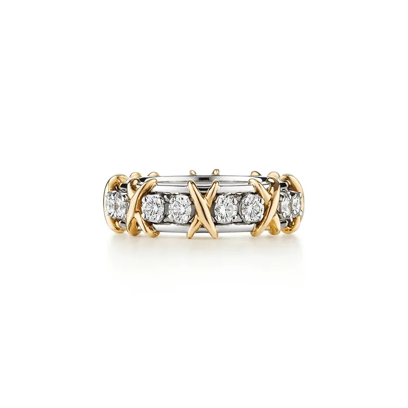 Jean Schlumberger by Tiffany Sixteen Stone Ring vy 6