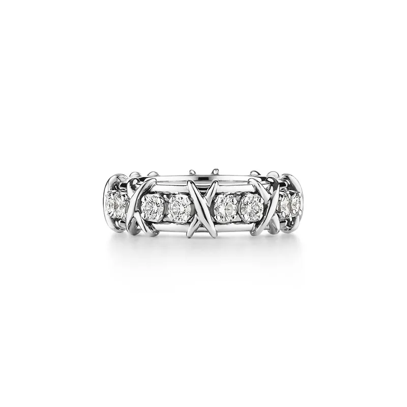 Jean Schlumberger by Tiffany Sixteen Stone Ring vy 6