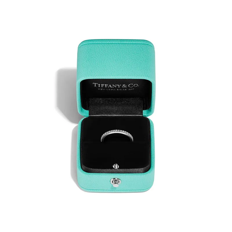 Tiffany Soleste® Full Eternity Ring in Platinum with Diamonds view 6