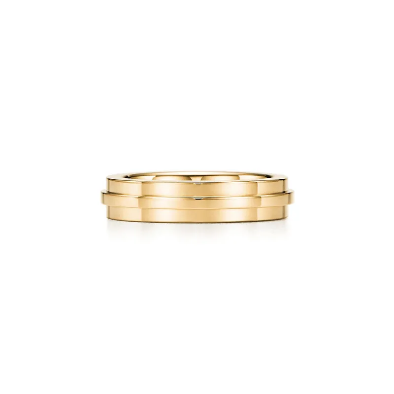 Tiffany T Narrow Ring in 18k Gold view 6