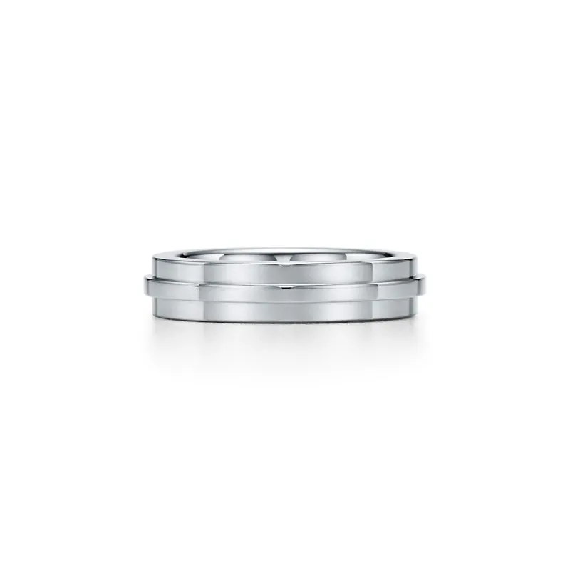 Tiffany T Narrow Ring in 18k White Gold view 5