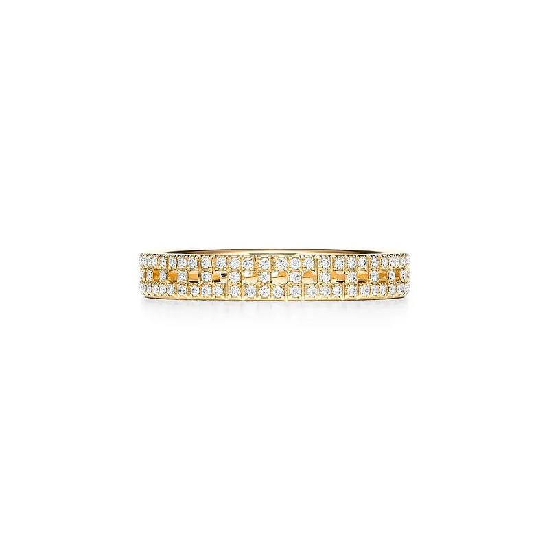 Tiffany T True Narrow Ring round cut engagement ring