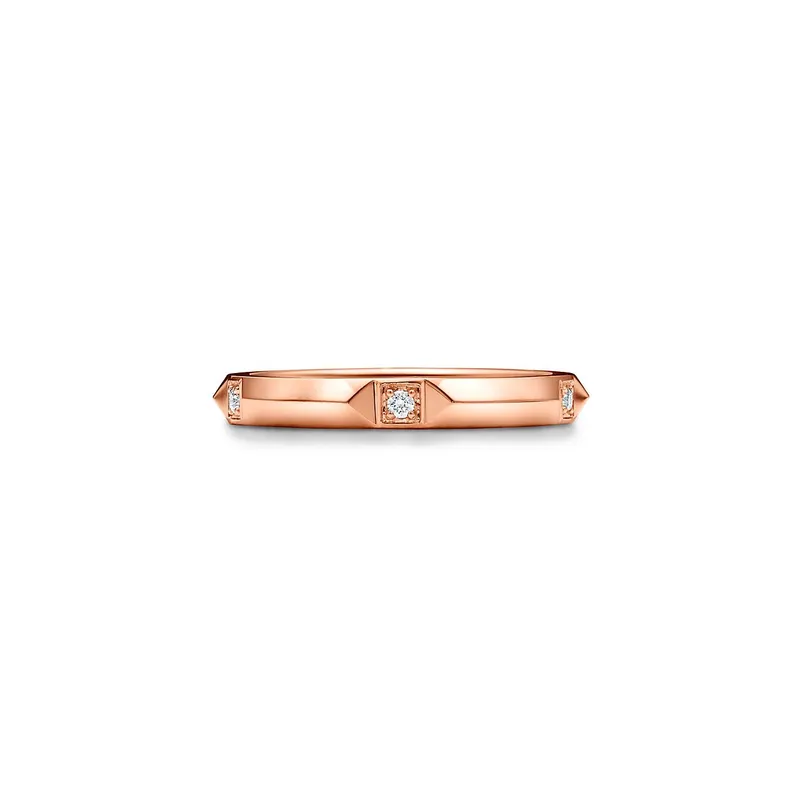 Tiffany True® Band Ring round cut engagement ring