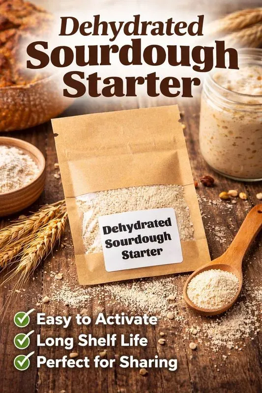 Dehydrated Sourdough starter