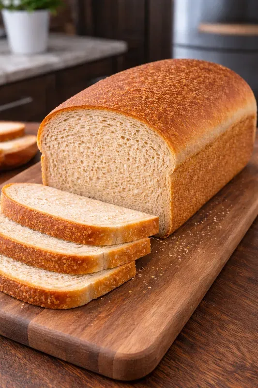 Whole wheat Sourdough Sandwich Loaf