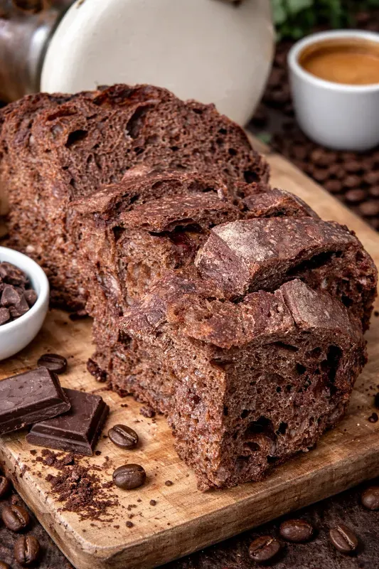 Double Chocolate espresso  sourdough loaf