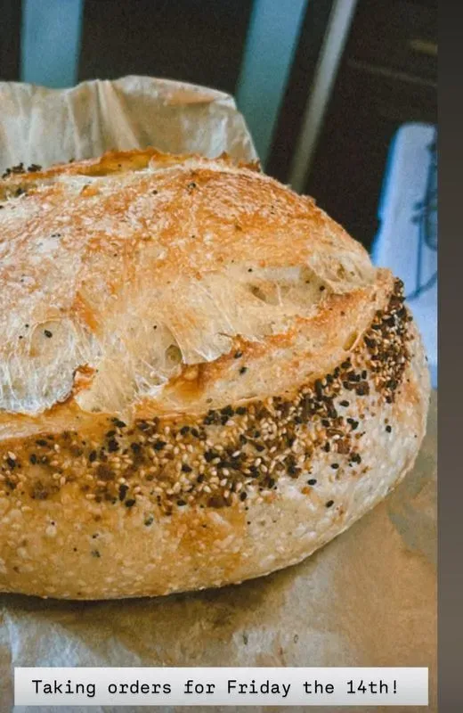 Everything Sourdough sourdough loaf