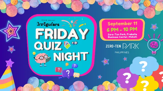 Friday Quiz Night @ Zero-Ten Park Makati