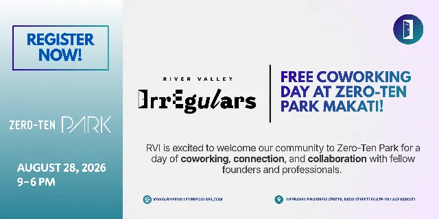 Free Coworking Day at Zero-Ten Park Makati!
