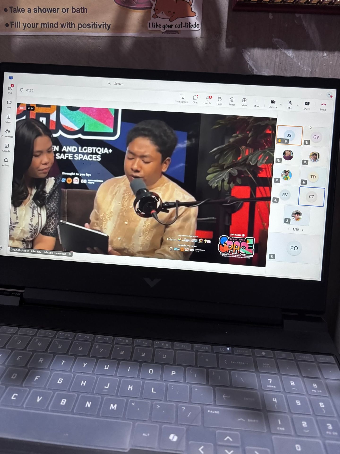 KAWSA PHILIPPINES held an online seminar with the theme CLAIM YOUR SPACE: The Role of Men, Women, and LGBTQIA+ In The Movement for Safe Spaces.